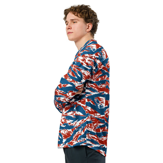 American Patriot Tiger Stripe CAMO Unisex Hockey Fan Jersey - 2XS