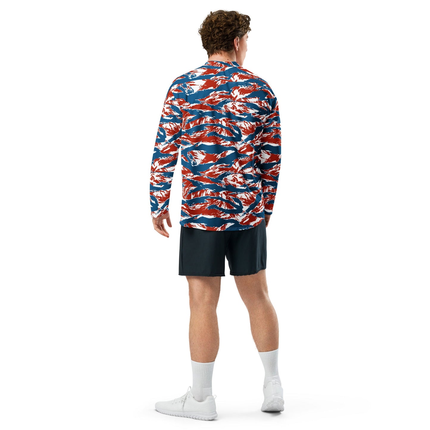 American Patriot Tiger Stripe CAMO Unisex Hockey Fan Jersey