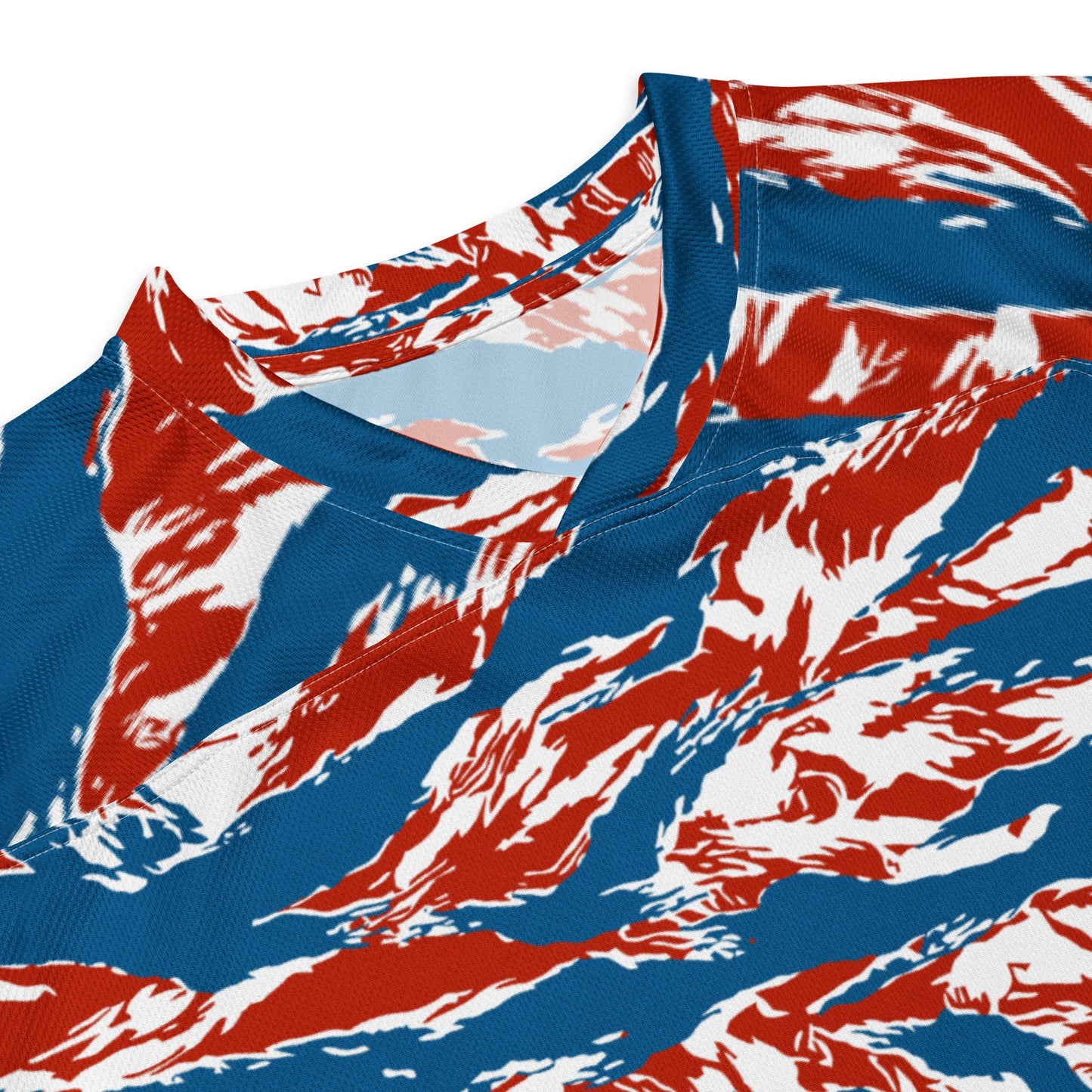 American Patriot Tiger Stripe CAMO Unisex Hockey Fan Jersey