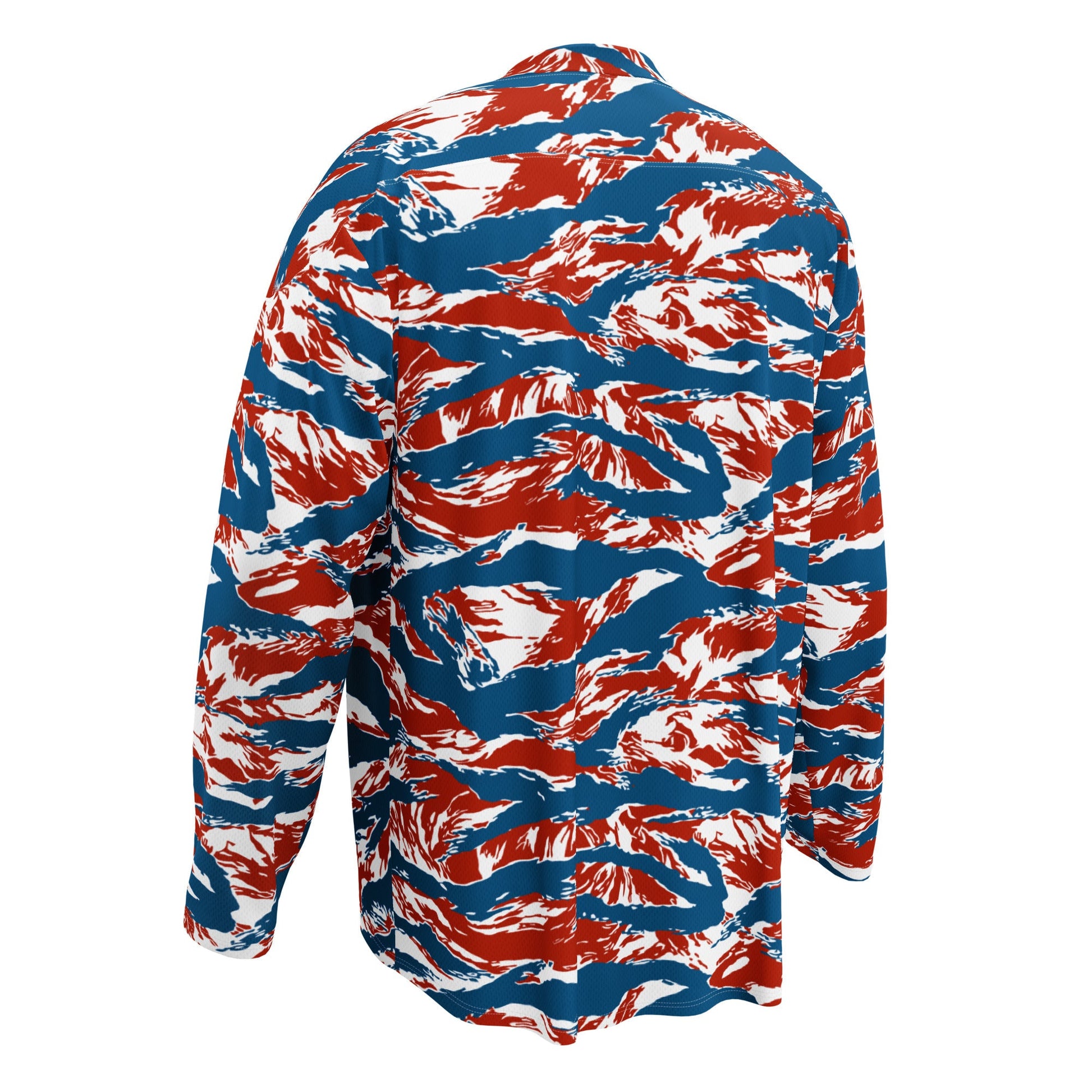 American Patriot Tiger Stripe CAMO Unisex Hockey Fan Jersey