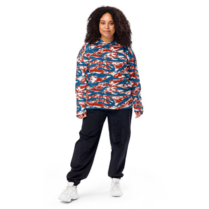 American Patriot Tiger Stripe CAMO Unisex Hockey Fan Jersey