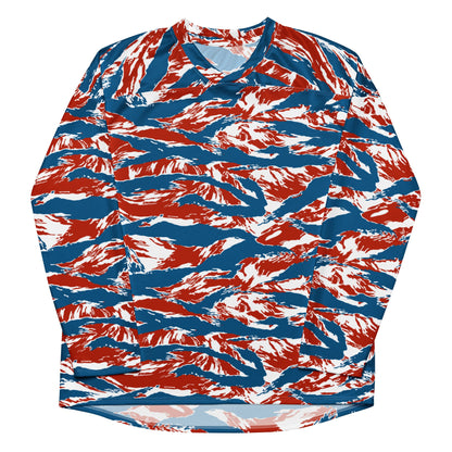 American Patriot Tiger Stripe CAMO Unisex Hockey Fan Jersey