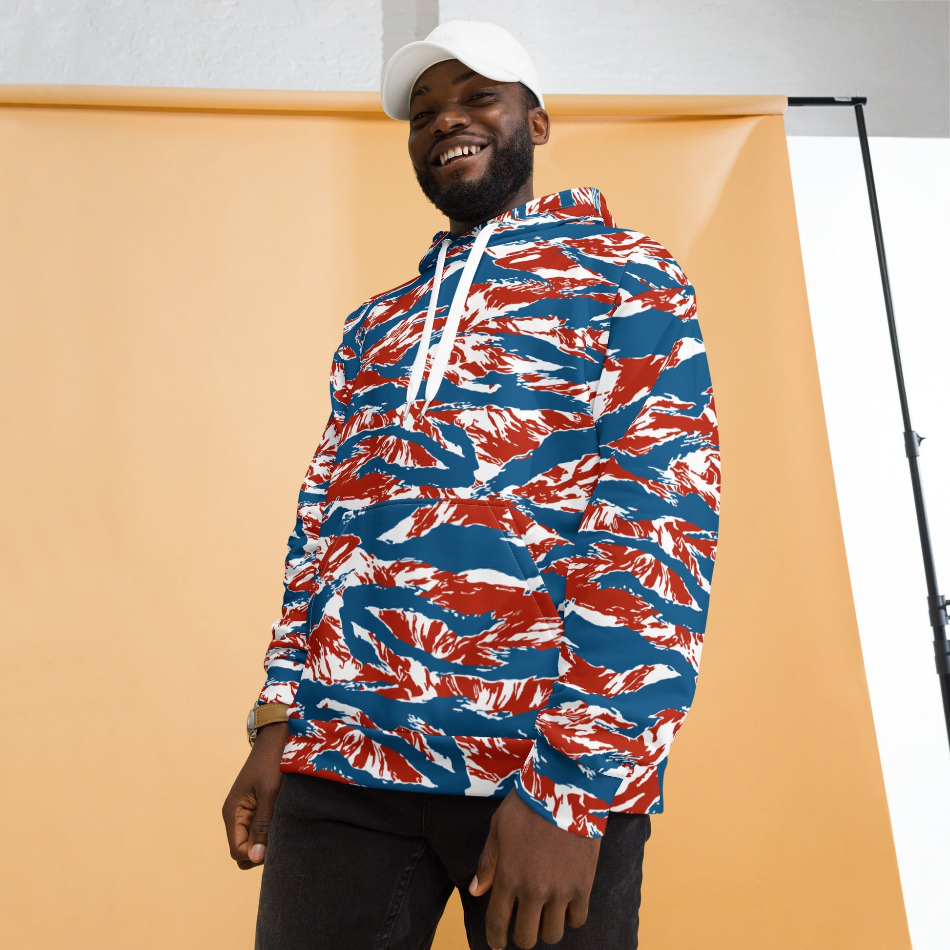 American Patriot Tiger Stripe CAMO Unisex Hoodie