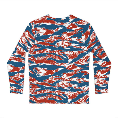 American Patriot Tiger Stripe CAMO Unisex Long-Sleeve Shirt