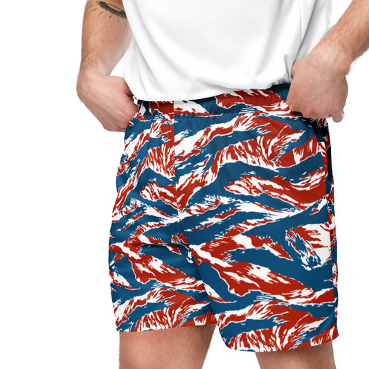 American Patriot Tiger Stripe CAMO Unisex Mesh Shorts