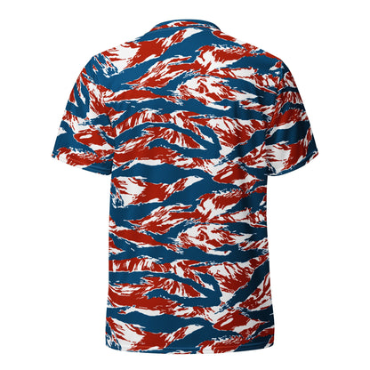 American Patriot Tiger Stripe CAMO Unisex Sports Jersey
