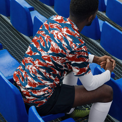 American Patriot Tiger Stripe CAMO Unisex Sports Jersey
