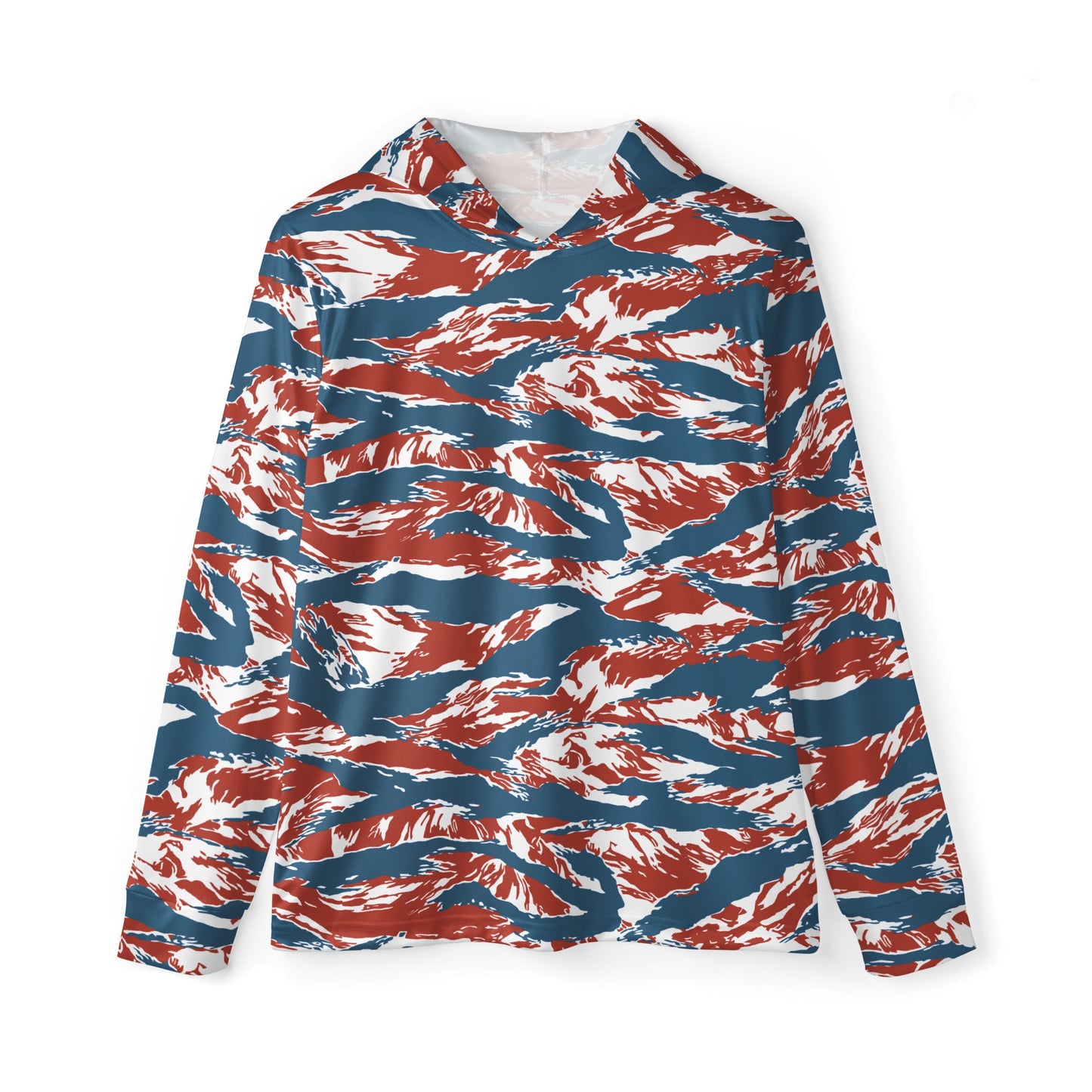 American Patriot Tiger Stripe CAMO Unisex Sports Warmup Hoodie - XS