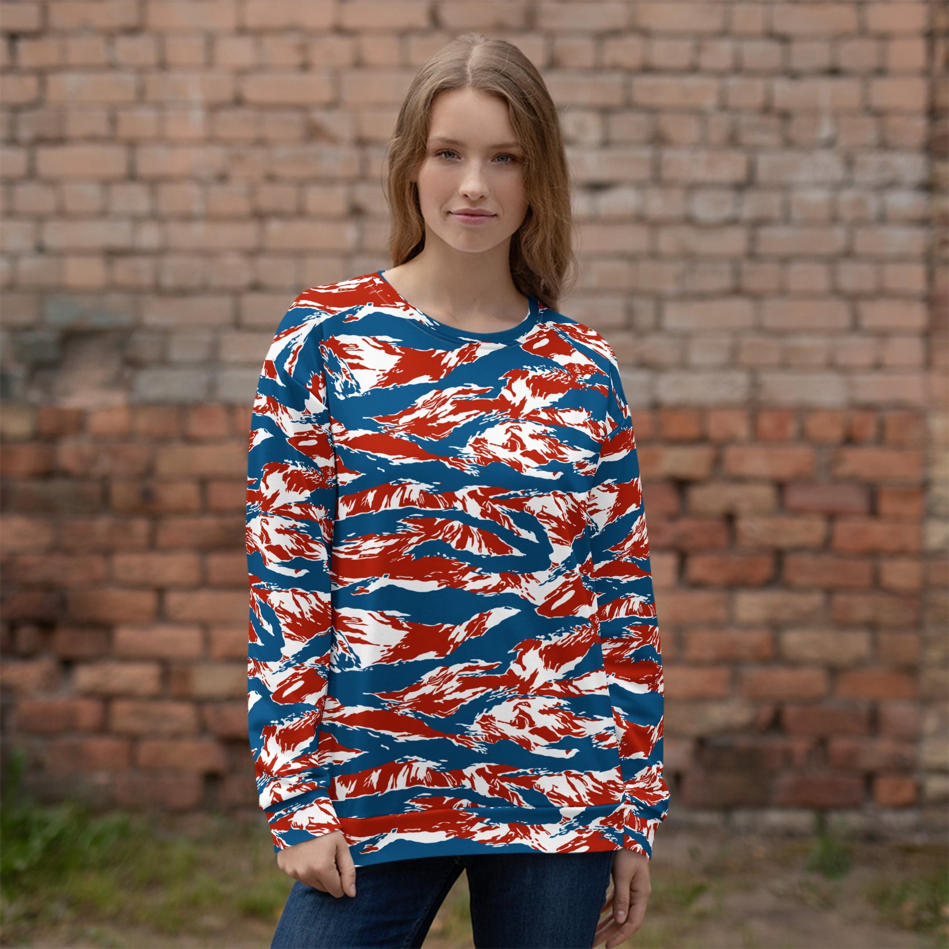 American Patriot Tiger Stripe CAMO Unisex Sweatshirt