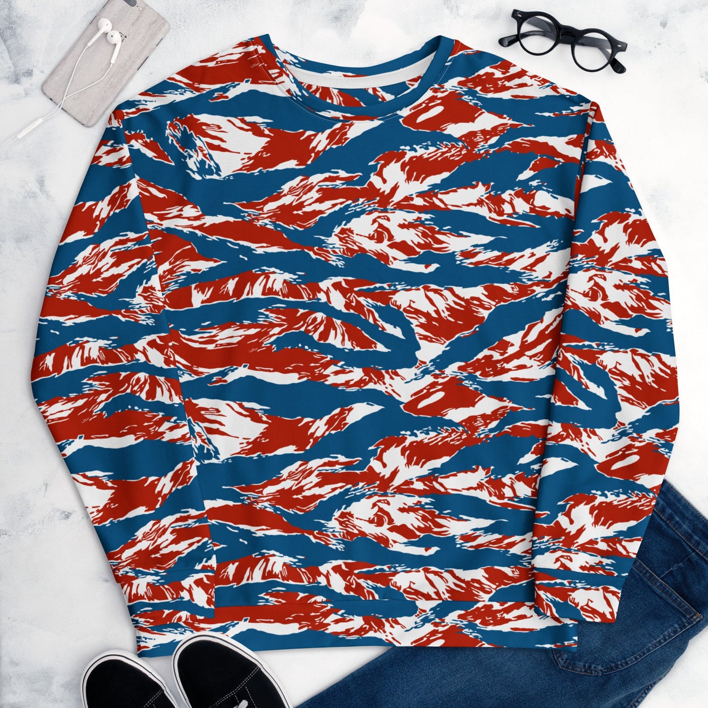 American Patriot Tiger Stripe CAMO Unisex Sweatshirt