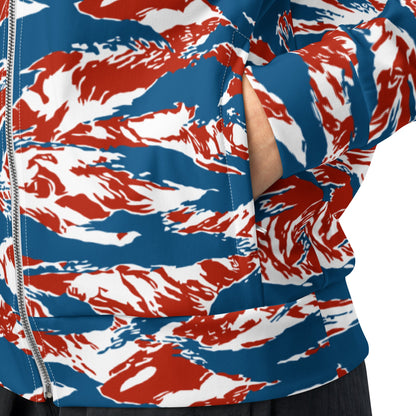 American Patriot Tiger Stripe CAMO Unisex Track Jacket