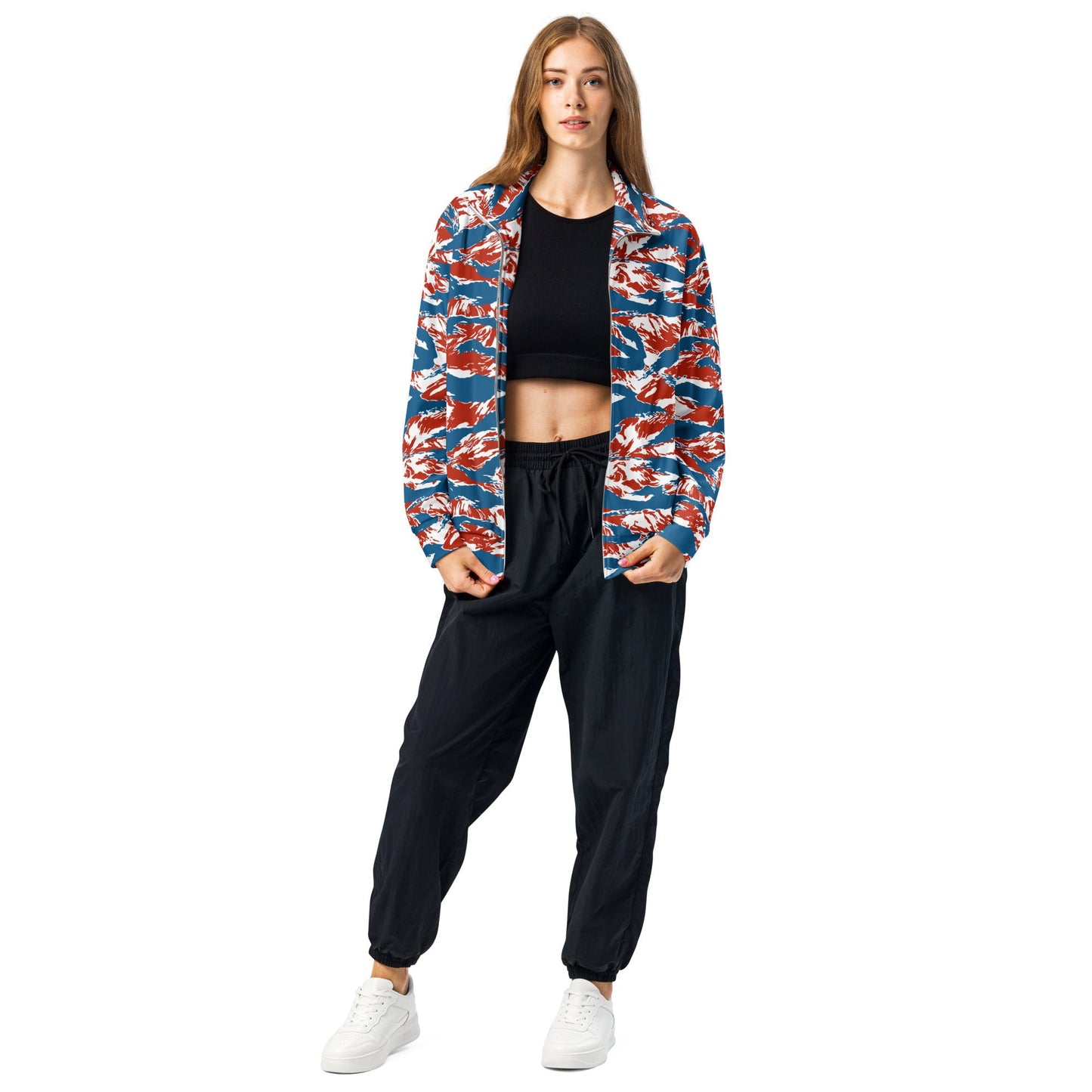 American Patriot Tiger Stripe CAMO Unisex Track Jacket