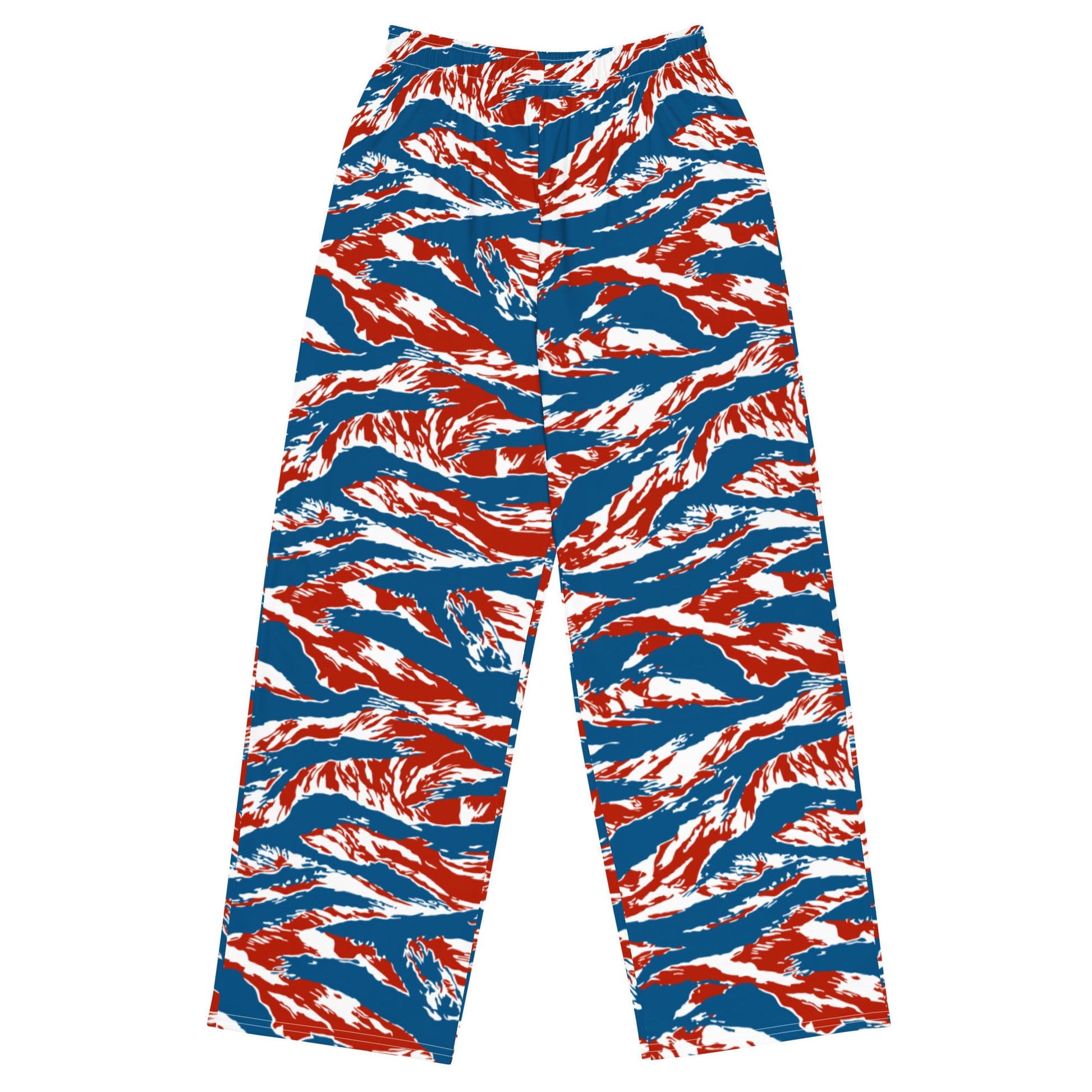 American Patriot Tiger Stripe CAMO Unisex Wide-Leg Leisure Pants - 2XS