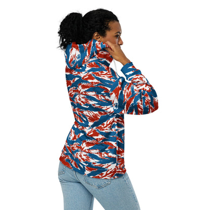 American Patriot Tiger Stripe CAMO Unisex Zip Hoodie