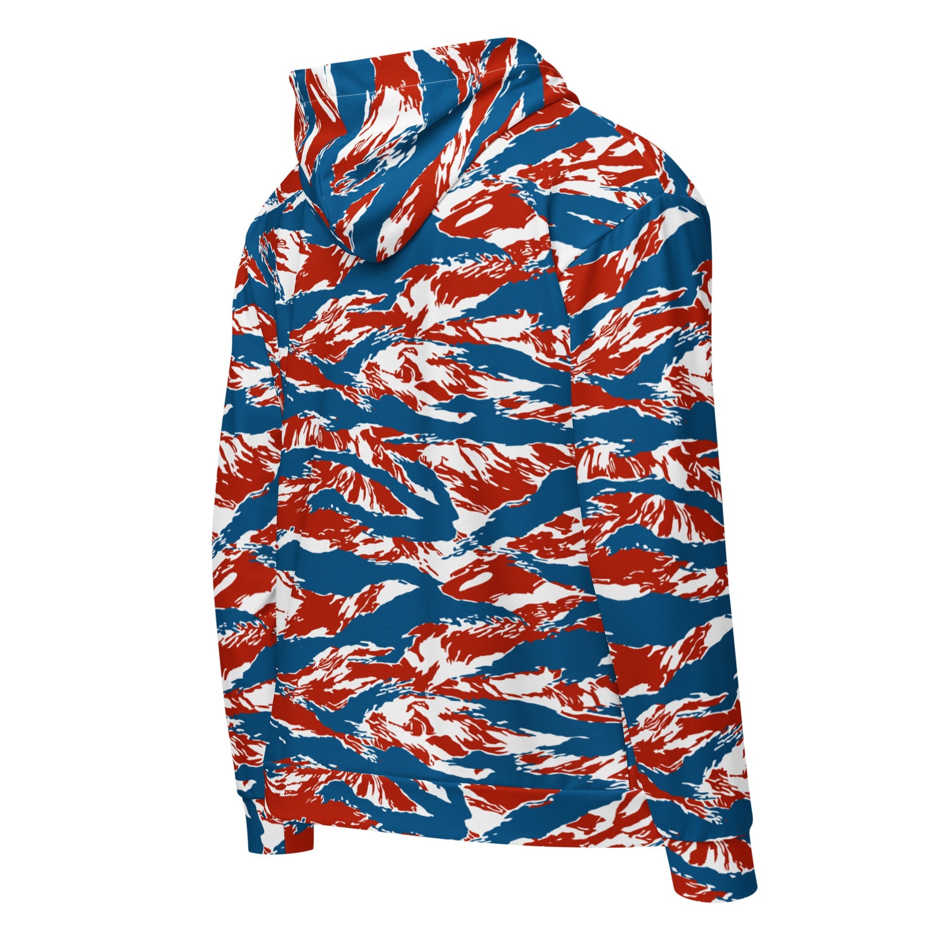 American Patriot Tiger Stripe CAMO Unisex Zip Hoodie
