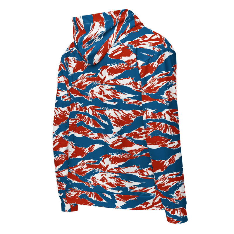 Tiger Stripe Patriot CAMO Unisex Zip Hoodie
