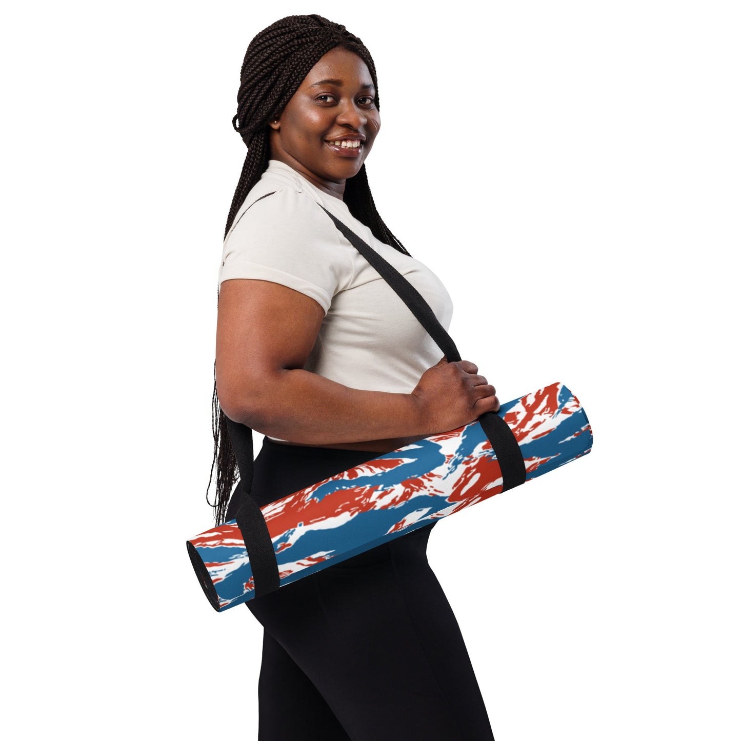 American Patriot Tiger Stripe CAMO Yoga Mat