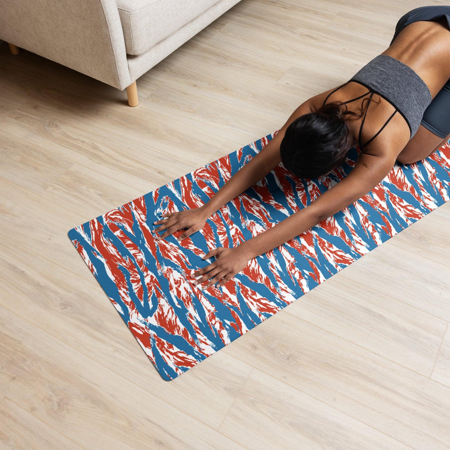 American Patriot Tiger Stripe CAMO Yoga Mat