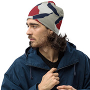 Turtle Shell Patriot CAMO Beanie - S
