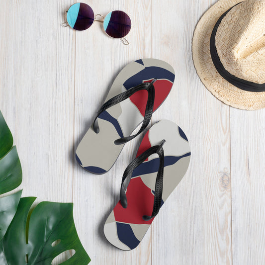 American Patriot Turtle Shell CAMO Flip-Flops - S