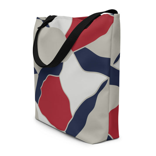 American Patriot Turtle Shell CAMO Large Tote Bag