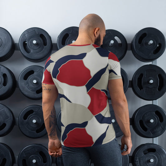 American Patriot Turtle Shell CAMO Mens Athletic T-Shirt