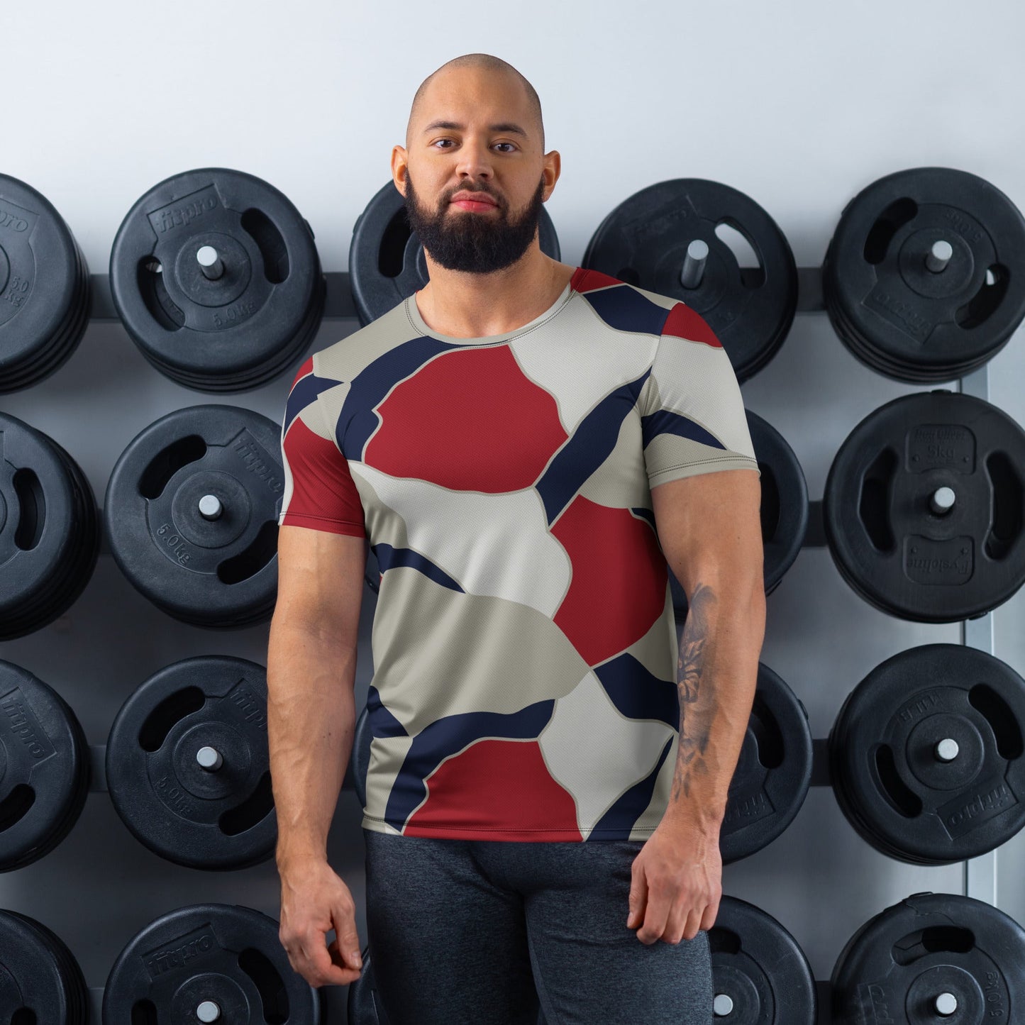 American Patriot Turtle Shell CAMO Mens Athletic T-Shirt - XS