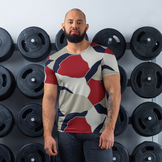 American Patriot Turtle Shell CAMO Mens Athletic T-Shirt - XS