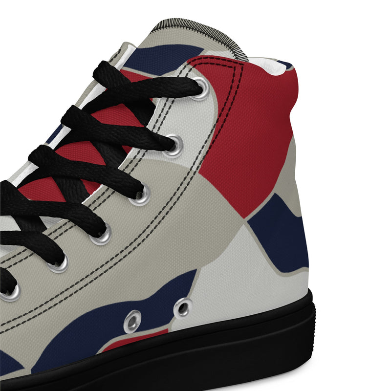 Turtle Shell Patriot CAMO Mens High-Top Canvas Shoes