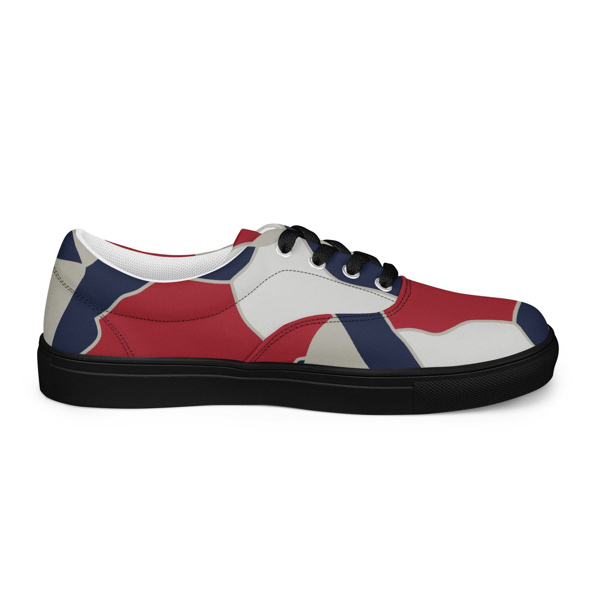 American Patriot Turtle Shell CAMO Mens Lace-Up Canvas Shoes - Lace-up