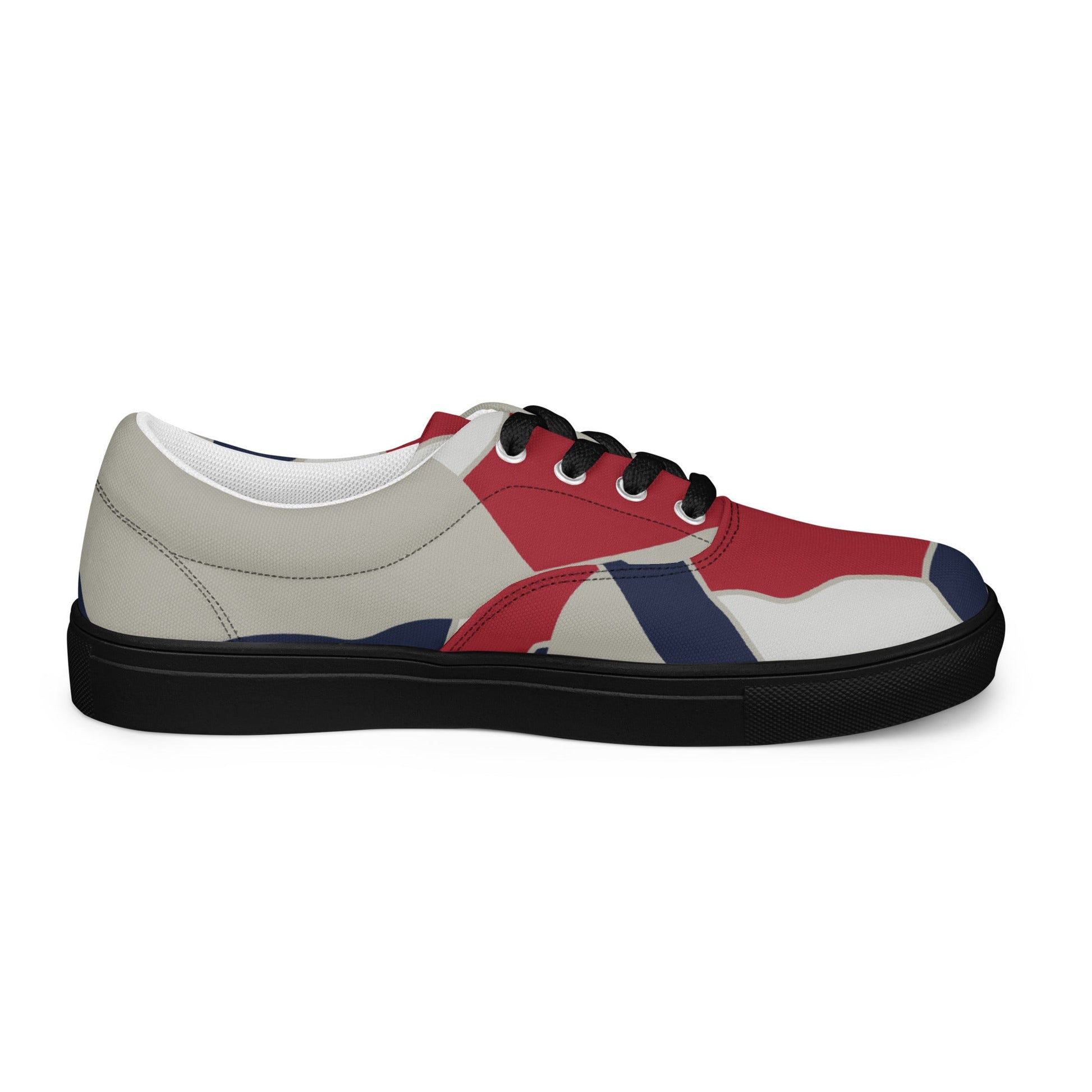 American Patriot Turtle Shell CAMO Mens Lace-Up Canvas Shoes - Lace-up
