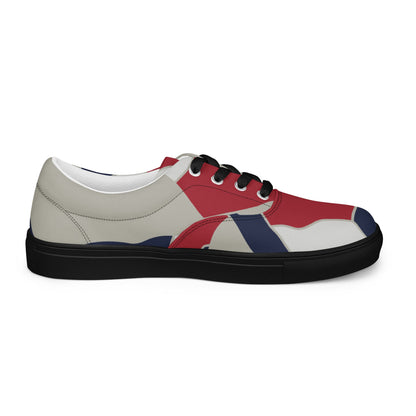 American Patriot Turtle Shell CAMO Mens Lace-Up Canvas Shoes - Lace-up