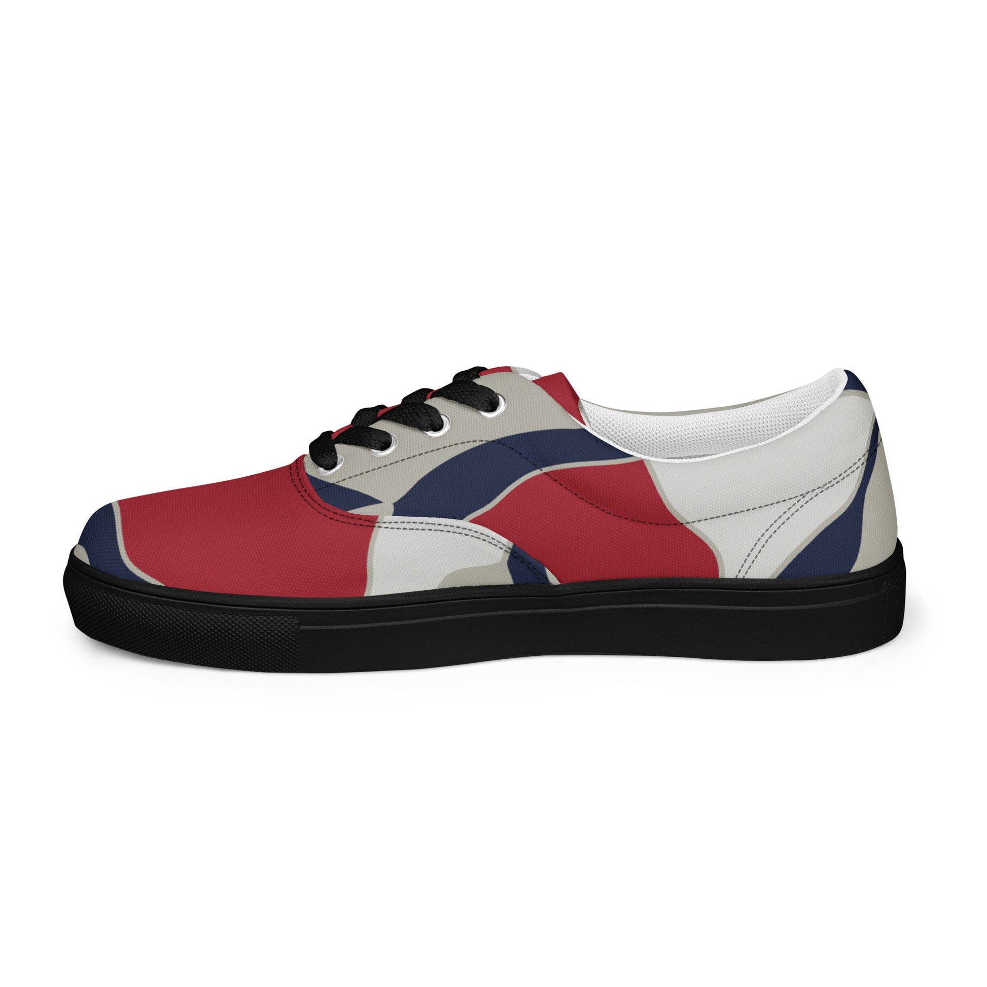 American Patriot Turtle Shell CAMO Mens Lace-Up Canvas Shoes - Lace-up
