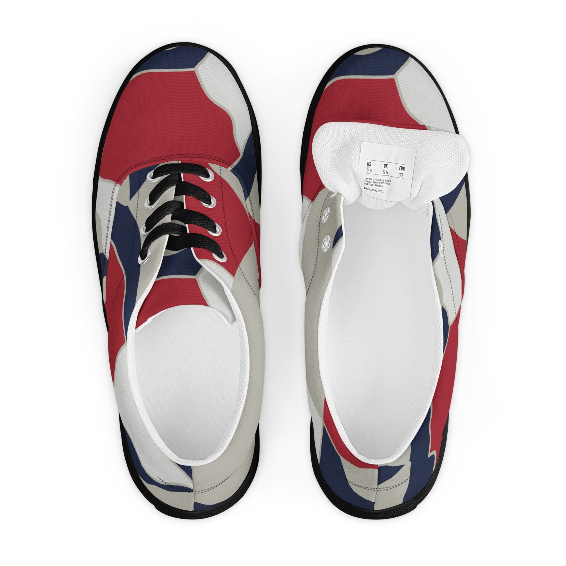 American Patriot Turtle Shell CAMO Mens Lace-Up Canvas Shoes - Lace-up