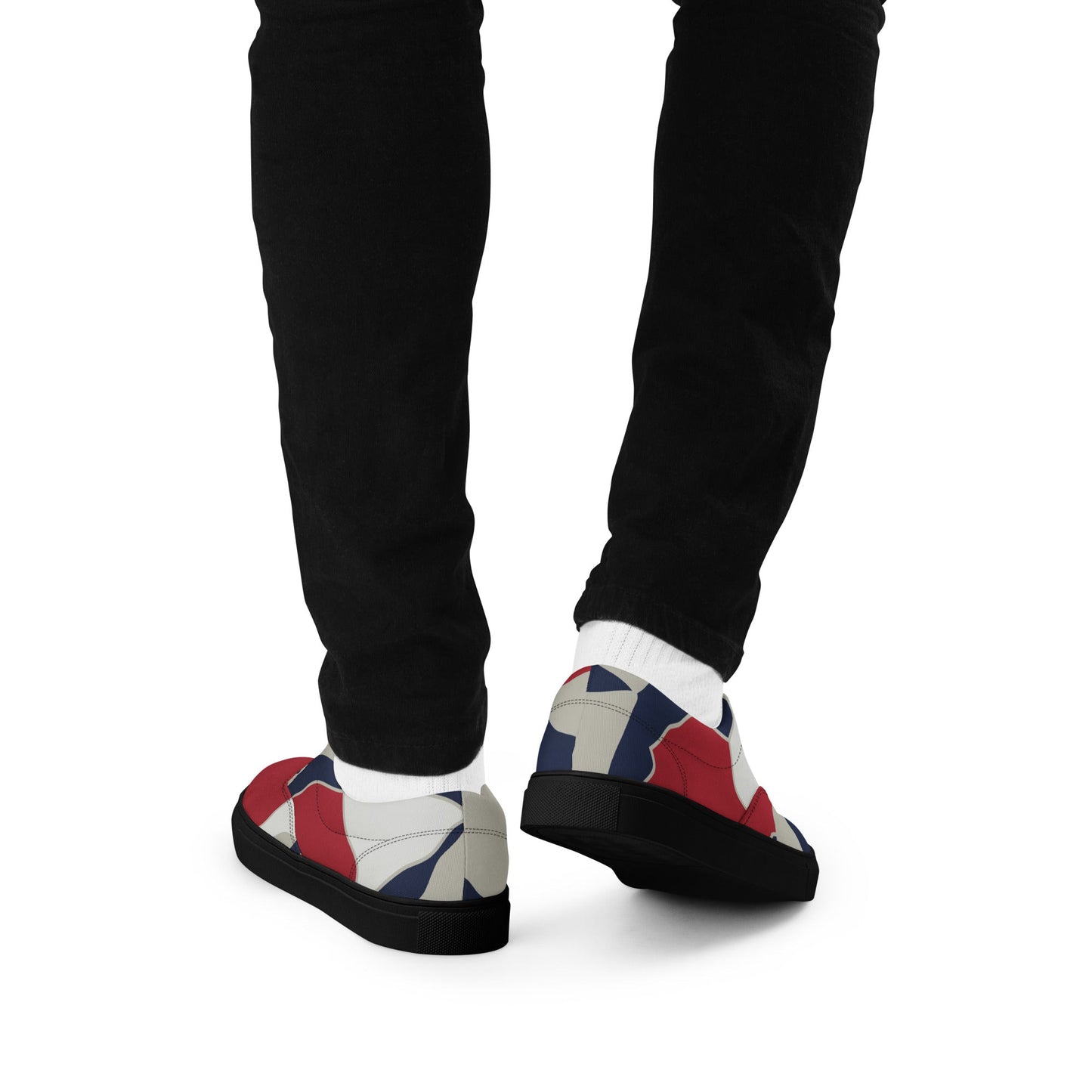 American Patriot Turtle Shell CAMO Mens Lace-Up Canvas Shoes - Lace-up