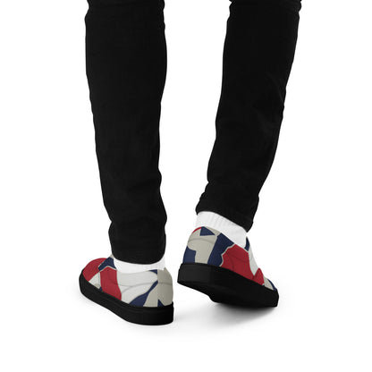 American Patriot Turtle Shell CAMO Mens Lace-Up Canvas Shoes - Lace-up