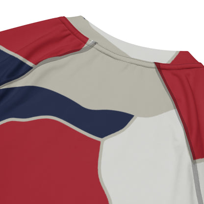 American Patriot Turtle Shell CAMO Mens Short-Sleeve Rash Guard