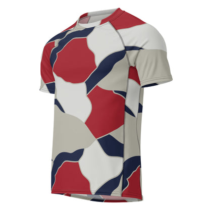 American Patriot Turtle Shell CAMO Mens Short-Sleeve Rash Guard
