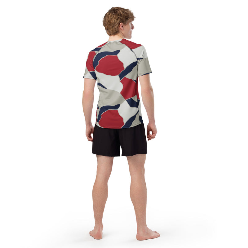 Turtle Shell Patriot CAMO Mens Short-Sleeve Rash Guard