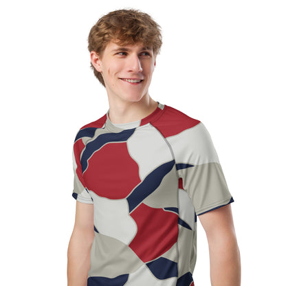 American Patriot Turtle Shell CAMO Mens Short-Sleeve Rash Guard