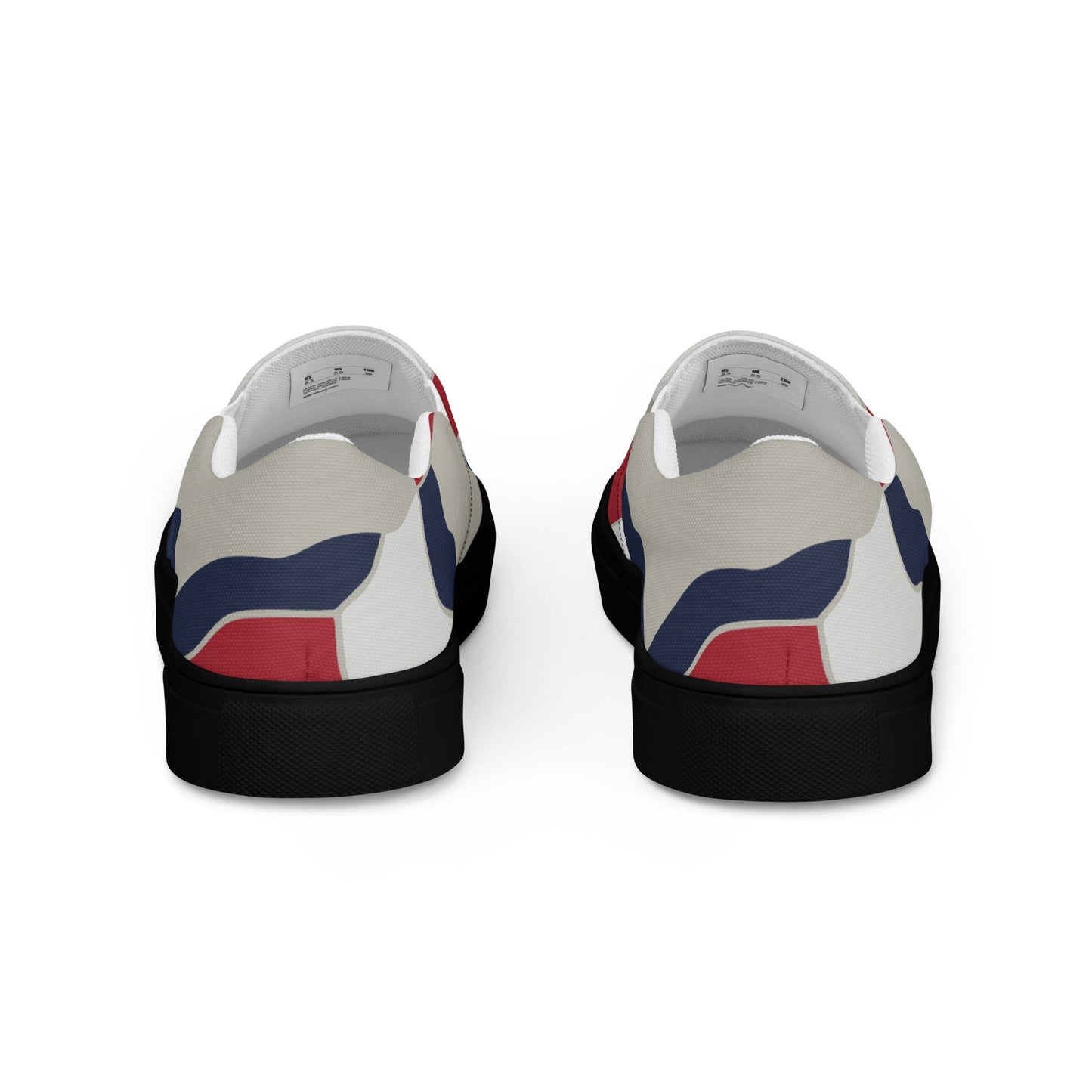 American Patriot Turtle Shell CAMO Mens Slip-On Canvas Shoes