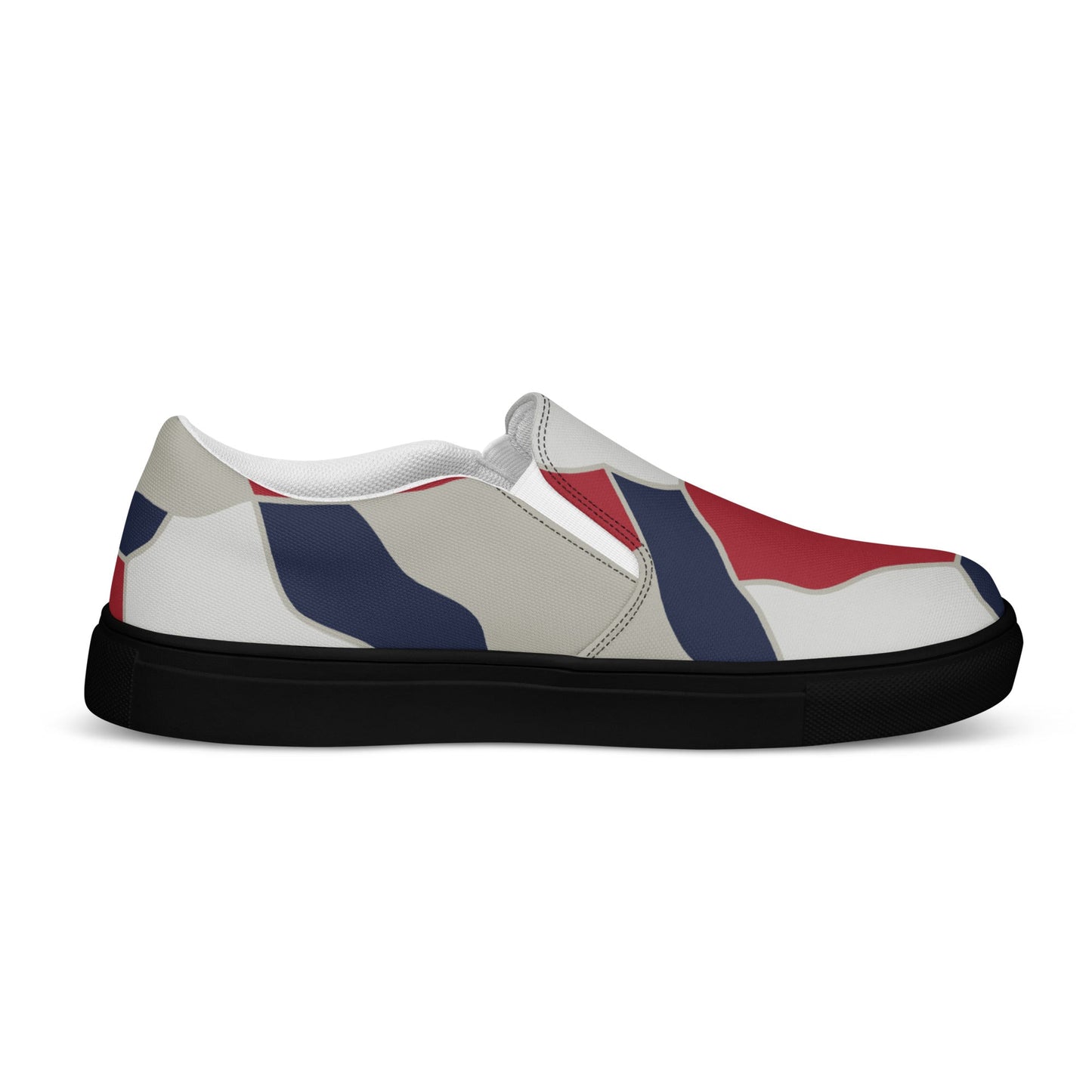 American Patriot Turtle Shell CAMO Mens Slip-On Canvas Shoes