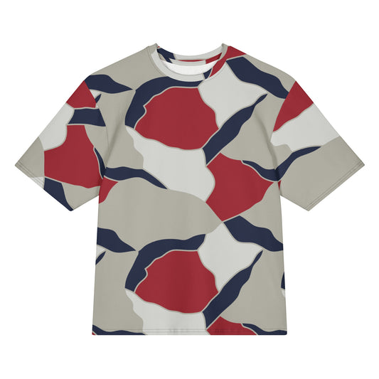 American Patriot Turtle Shell CAMO Oversized cotton t-shirt - 2XS