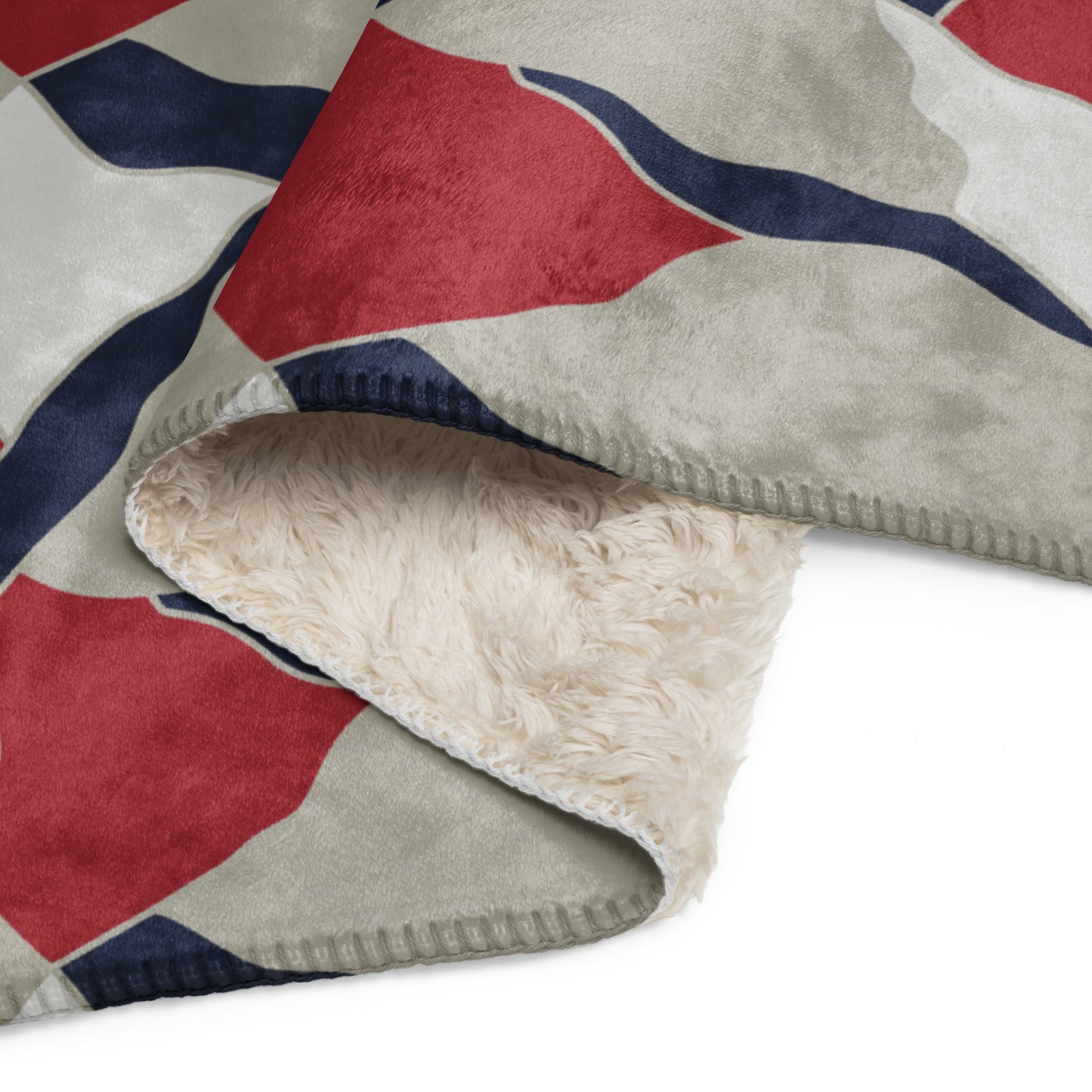 American Patriot Turtle Shell CAMO Sherpa Blanket