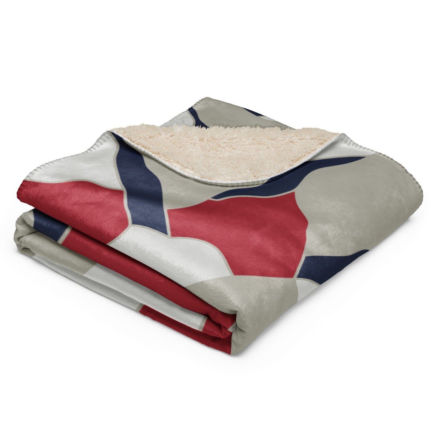 American Patriot Turtle Shell CAMO Sherpa Blanket