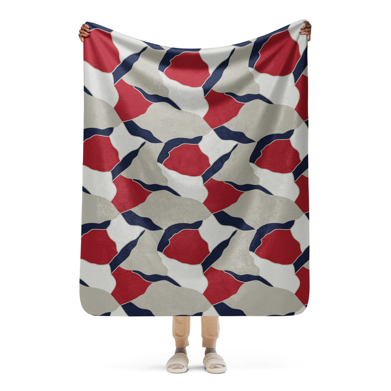 Turtle Shell Patriot CAMO Sherpa Blanket - 50″×60″