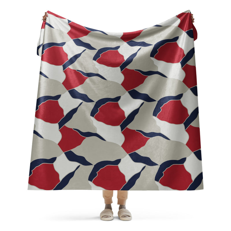 Turtle Shell Patriot CAMO Sherpa Blanket - 60″×80″