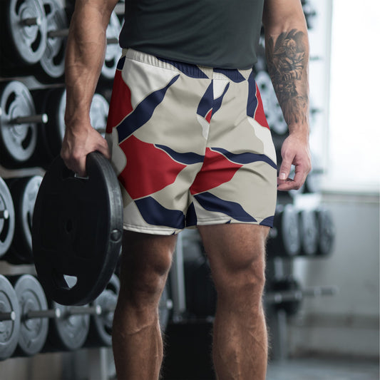 American Patriot Turtle Shell CAMO Unisex Athletic Long Shorts - 2XS