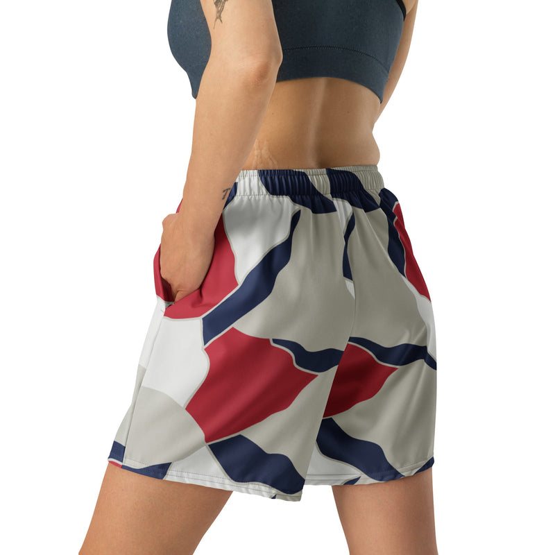 Turtle Shell Patriot CAMO Unisex Athletic Long Shorts