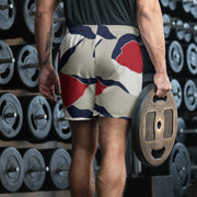 Turtle Shell Patriot CAMO Unisex Athletic Long Shorts